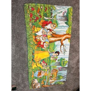 Disney Snow White and the seven dwarves vintage beach towel